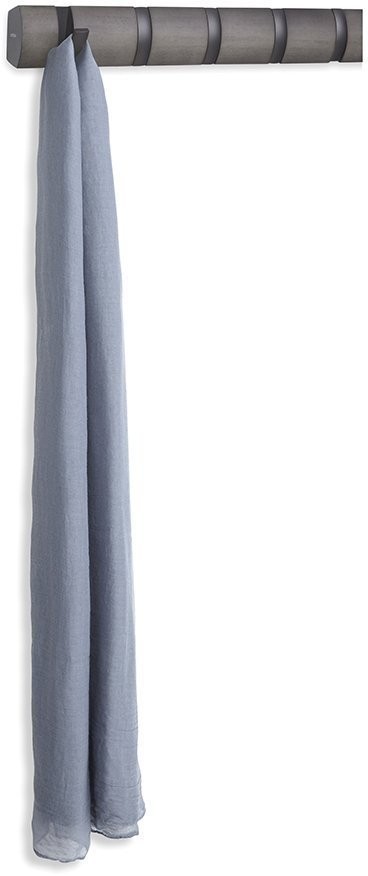 Вешалка настенная flip, 84,5 см, серая/олово, 8 крючков (71381)