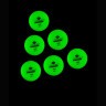 Мяч для настольного тенниса Donic Glow in the dark, 6 шт. (825635)