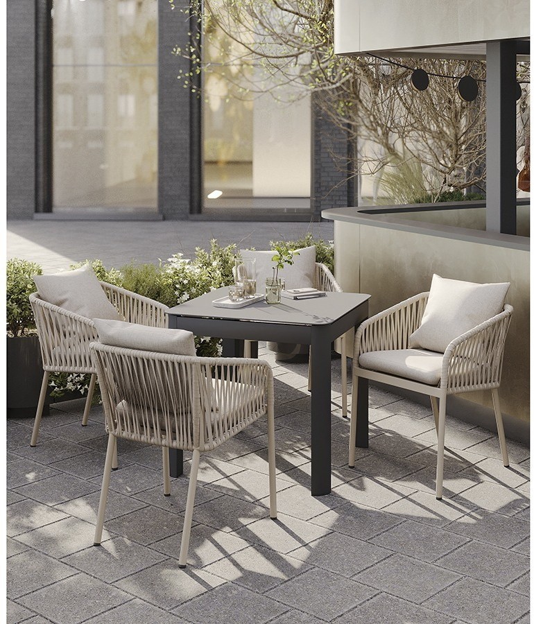 Стул monyx, серо-бежевый (75824)