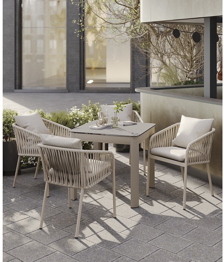 Стул monyx, серо-бежевый (75824)