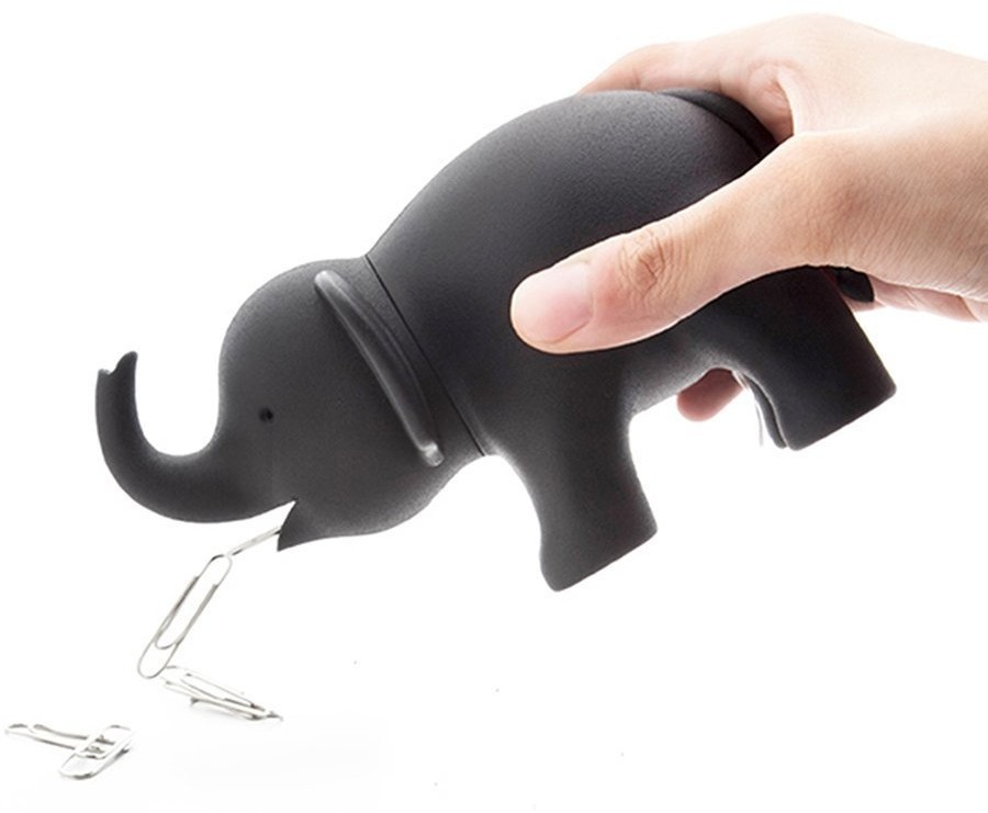 Диспенсер для скотча elephant, черный (74969)