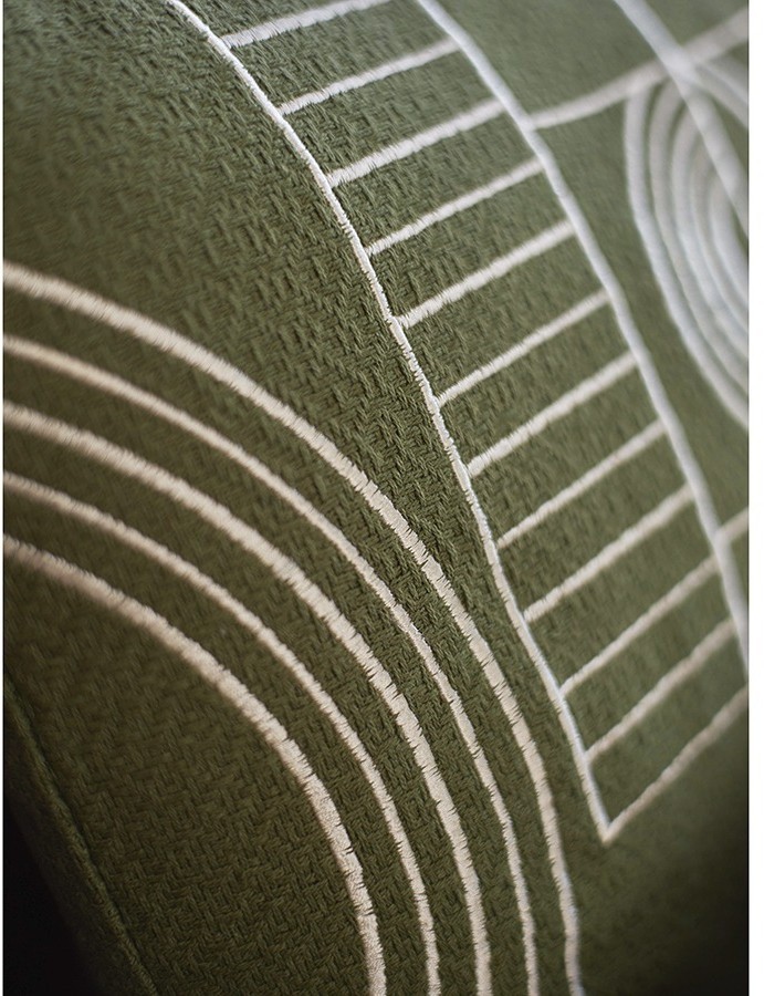 Подушка декоративная cave maze из коллекции ethnic, 45х45 см (77710)