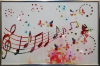 Картина Музыка настроения с кристаллами Swarovski (1347)