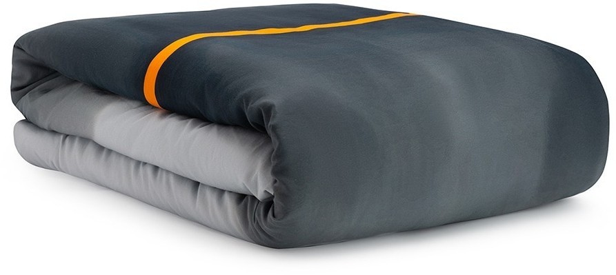 Комплект постельного белья из умягченного сатина из коллекции slow motion, orange, 150х200 см (73718)