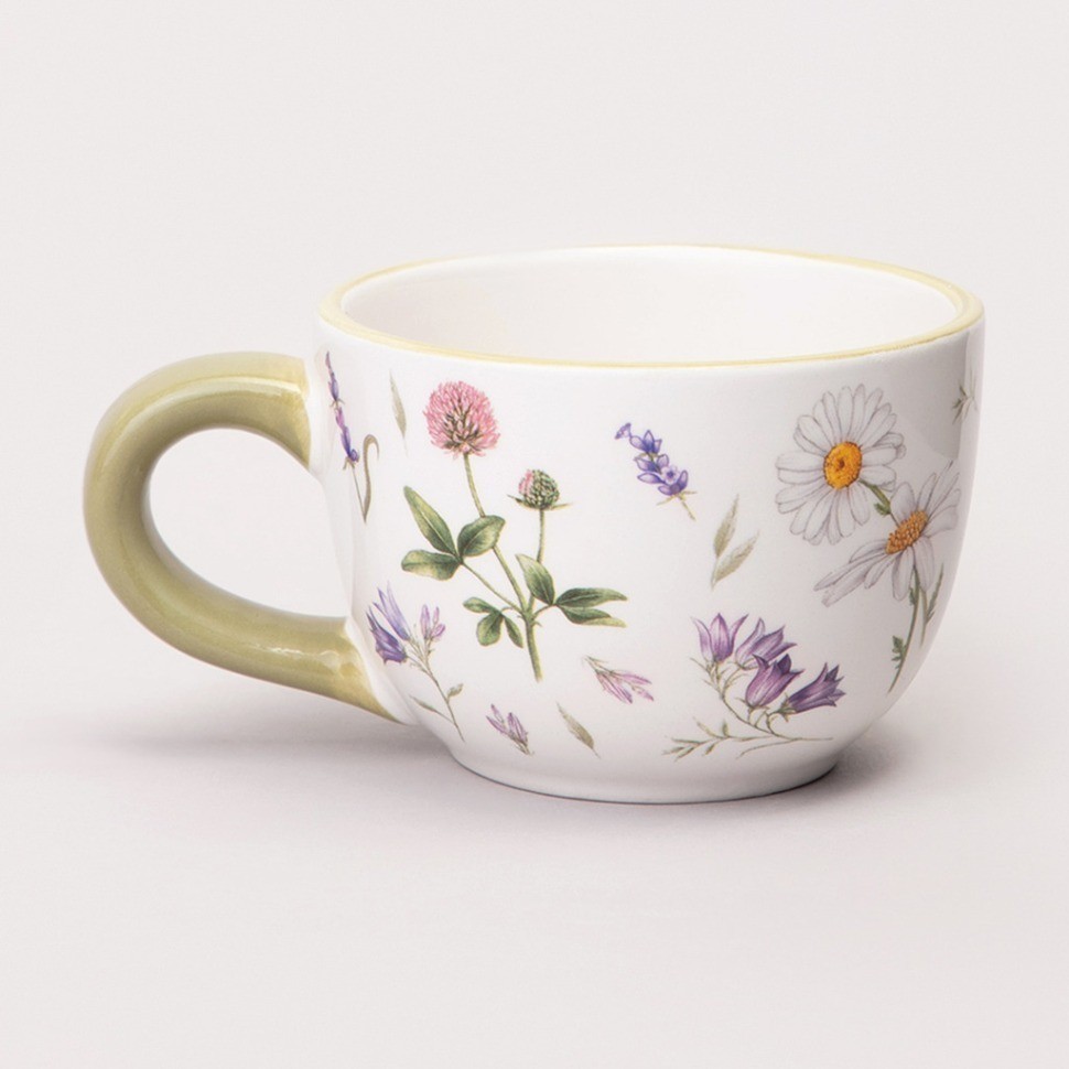 Чайная пара agness "flower story" 15*7 см 220 мл (358-2178)