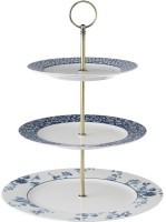 Laura Ashley Этажерка для фруктов/пирожных трехъярусная China Rose, Sweet Allysum, Floris 178668