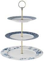 Laura Ashley Этажерка для фруктов/пирожных трехъярусная China Rose, Sweet Allysum, Floris 178668