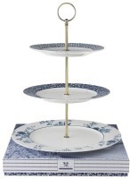 Laura Ashley Этажерка для фруктов/пирожных трехъярусная China Rose, Sweet Allysum, Floris 178668