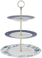 Laura Ashley Этажерка для фруктов/пирожных трехъярусная China Rose, Sweet Allysum, Floris 178668
