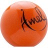 Мяч для художественной гимнастики AGB-303 15 см, оранжевый, с насыщенными блестками (1530773)