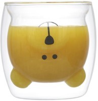 Чашка стеклянная с рисунком bear, 250 мл (74360)