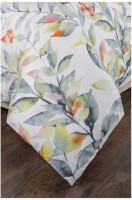 Кпб 1,5 сп &quot;гармоника&quot;, 100% хлопок, цветы+оранжевый под 150*215 -1шт., пр 180*220 -1шт., нав 70*50* SANTALINO (985-239)