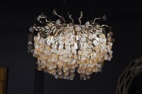 Люстра &quot;Монетки&quot; стекло/металл шампань d60*h25см (TT-00004977)