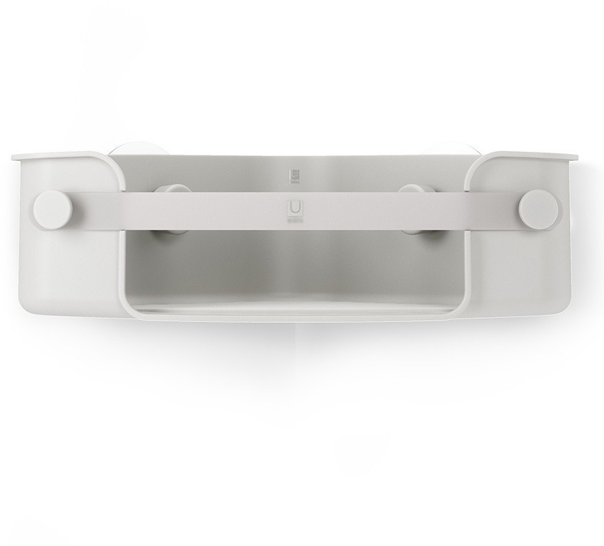 Органайзер для душа угловой flex adhesive, серый (77094)