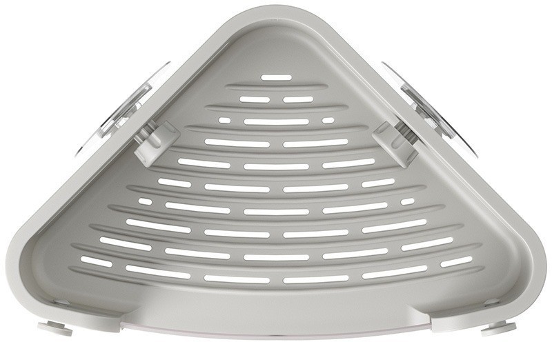 Органайзер для душа угловой flex adhesive, серый (77094)