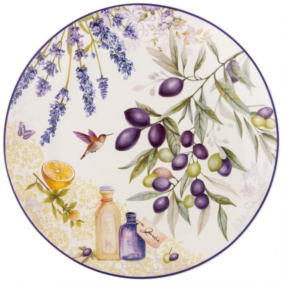 Набор тарелок закусочных lefard "прованс оливки" 2 шт. 20,5 см (104-600)