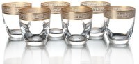Набор стаканов для виски из 6 шт. &quot;элизабет&quot; 300 мл. высота=9 см. Crystalex Cz (D-674-141)