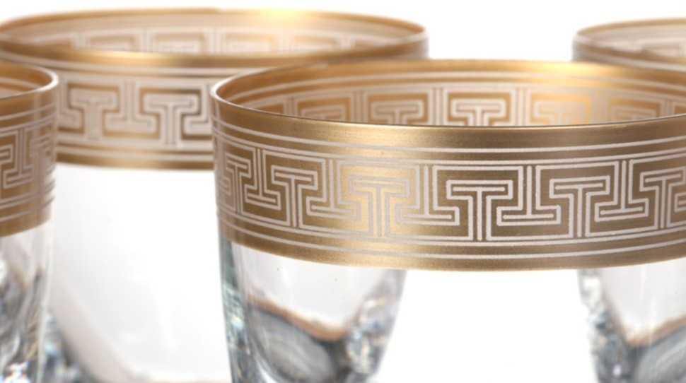 Набор стаканов для виски из 6 шт. "элизабет" 300 мл. высота=9 см. Crystalex Cz (D-674-141)