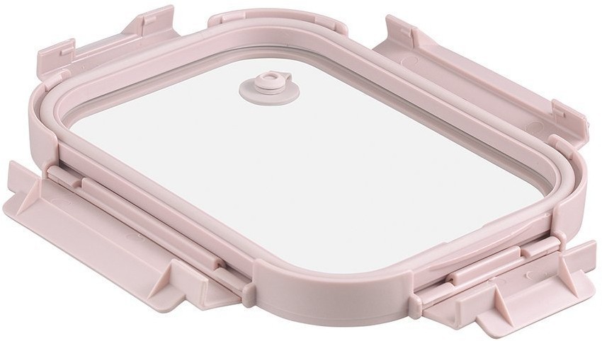 Контейнер для запекания, хранения и переноски продуктов в чехле smart solutions, 640 мл, розовый (73397)