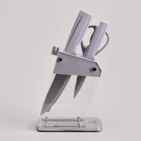 Набор ножей agness  на пластиковой подставке, 7 предметов (911-783)