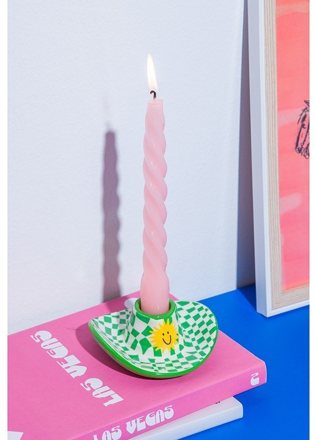 Подсвечник rodeo, cowboy hat, 4 см, зелёный (78951)