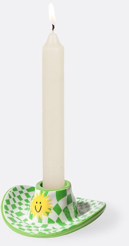 Подсвечник rodeo, cowboy hat, 4 см, зелёный (78951)