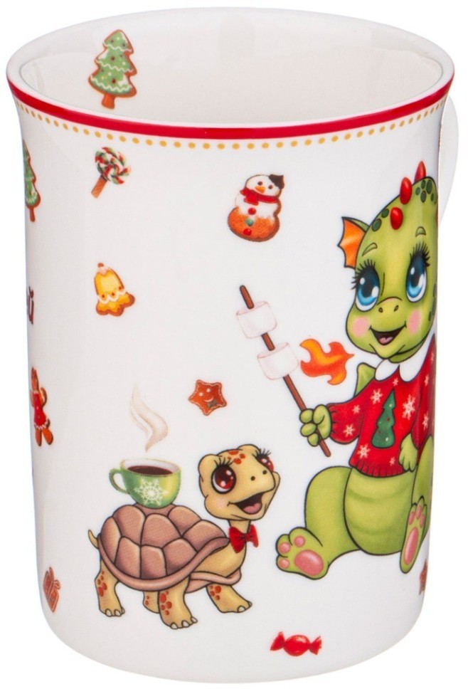 Кружка lefard "с новым годом!" 300 мл (85-1961)
