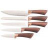 Набор ножей agness  на пластиковой подставке, 6 предметов (911-486)