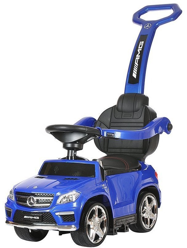 Детский электромобиль - каталка Mercedes GL63 AMG Blue LUXURY - SX1578H