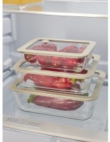 Контейнер для запекания и хранения с вакуумным эффектом vacuum glass, 2,6 л, молочный (78843)