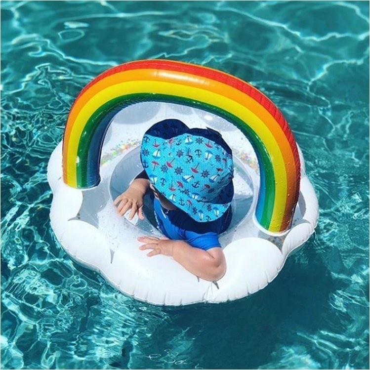 Круг надувной детский rainbow (65587)