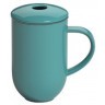 Кружка с ситечком C097-19ATE, фарфор, Teal, LOVERAMICS