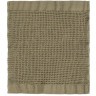 Полотенце для лица из умягченной вафли цвета хаки из коллекции essential, 30x30 см (79184)