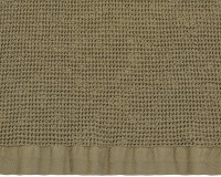 Полотенце для лица из умягченной вафли цвета хаки из коллекции essential, 30x30 см (79184)