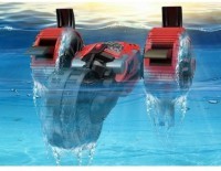 Радиоуправляемая зеленая трюковая машина-перевертыш-амфибия Crazon 2.4G (CR-19SL01B)