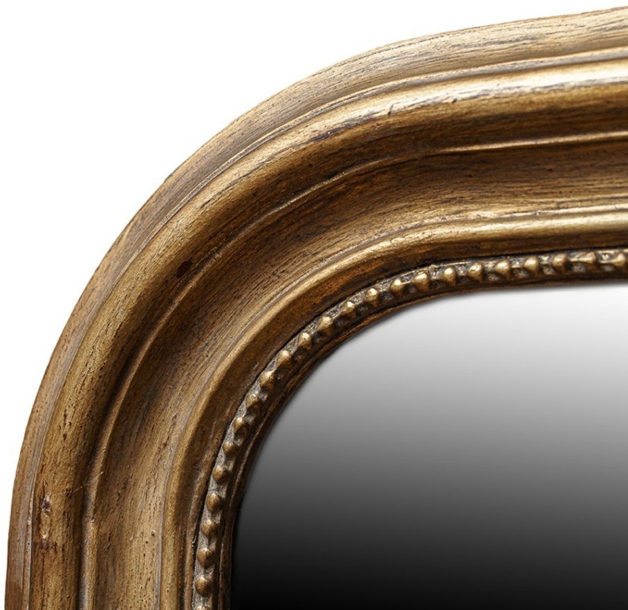 Зеркало MirrorMR09, Массив дерева, brass/brown, ROOMERS FURNITURE