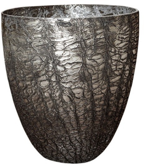 Подсвечник Ksa/5475, 20, стекло, Crackle black gold, ROOMERS FURNITURE