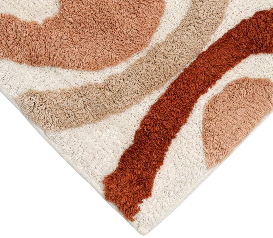 Коврик для ванной flow терракотового цвета из коллекции ethnic, 50x80 см (79885)