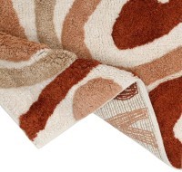 Коврик для ванной flow терракотового цвета из коллекции ethnic, 50x80 см (79885)