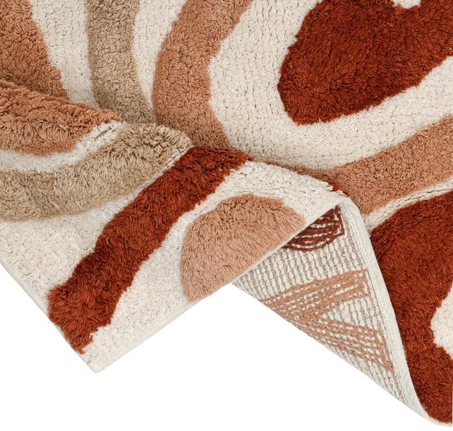 Коврик для ванной flow терракотового цвета из коллекции ethnic, 50x80 см (79885)