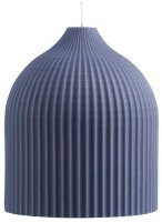 Свеча декоративная синего цвета из коллекции edge, 10,5 см (73482)