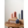 Свеча декоративная синего цвета из коллекции edge, 10,5 см (73482)
