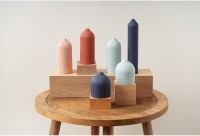 Свеча декоративная синего цвета из коллекции edge, 10,5 см (73482)