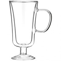 Кружка с двойными стенками &quot;double-wall&quot; 200 мл. диаметр=7,5 см. высота=15 см. Agness (250-138)