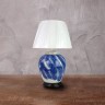 Лампа настольная 43-DS77-RYWI20, фарфор, blue/white, ROOMERS FURNITURE