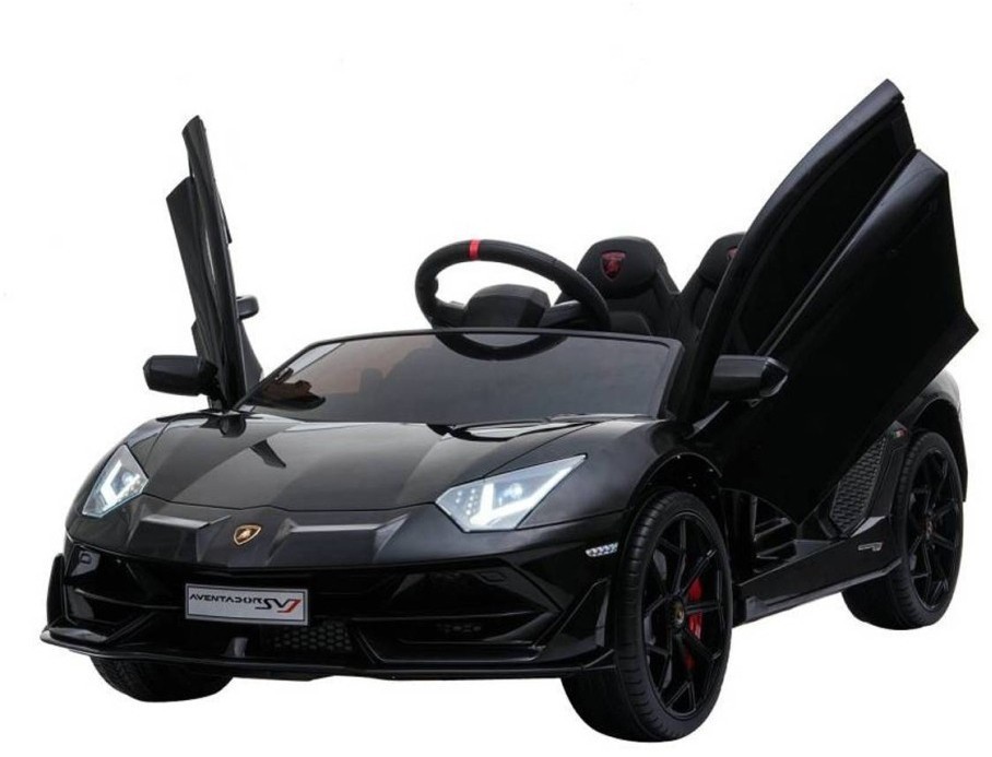 Детский электромобиль Lamborghini SVJ (черный, 12V) - HL328