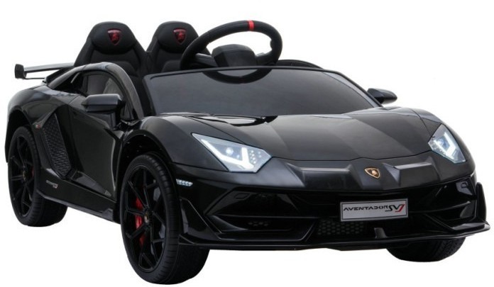 Детский электромобиль Lamborghini SVJ (черный, 12V) - HL328