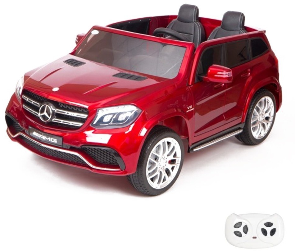 Электромобиль Mercedes Benz GLS63 (красный лак, 4WD, 12V) - HL228