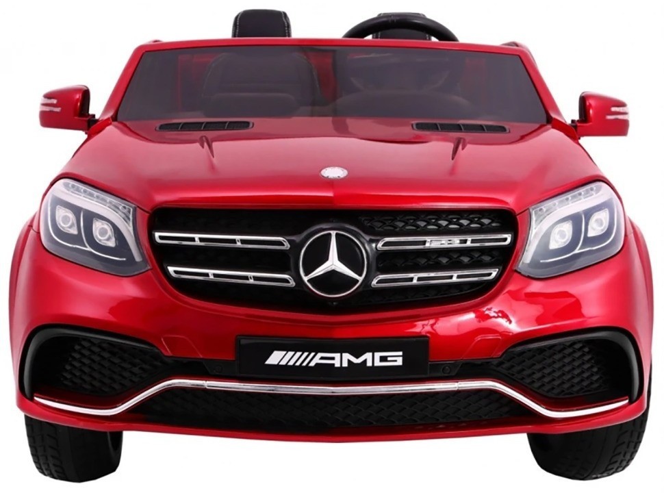 Электромобиль Mercedes Benz GLS63 (красный лак, 4WD, 12V) - HL228