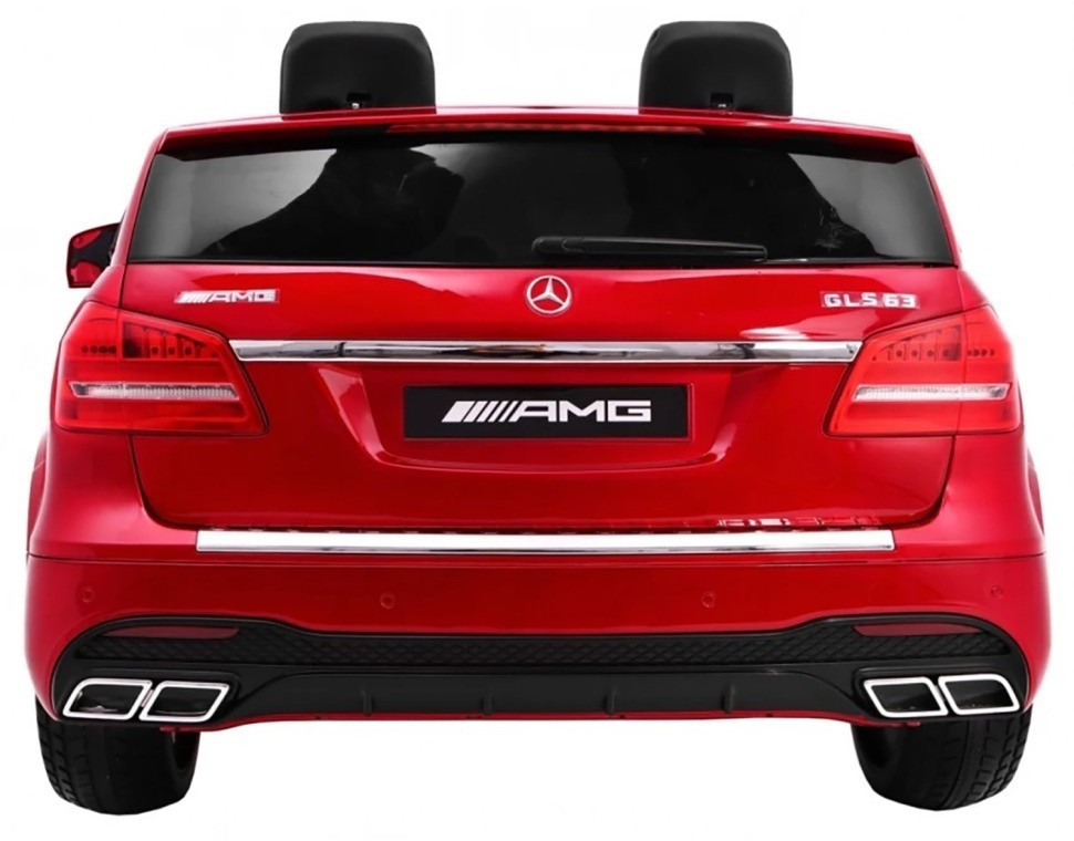 Электромобиль Mercedes Benz GLS63 (красный лак, 4WD, 12V) - HL228